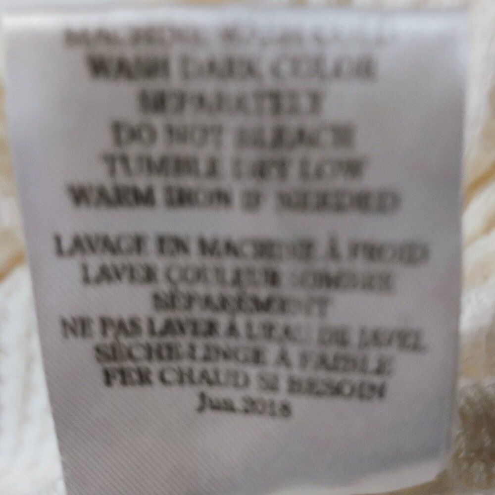 Z Supply Top Women's Thermal Waffle Knit Boho Laced Side Ties Oversized Cozy XS - Picture 11 of 13